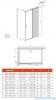 Radaway Espera KDJ Mirror kabina prysznicowa 100x90 prawa szkło przejrzyste 380495-01R/380230-71R/380149-01L